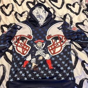 Men's Blue Graphic Hoodie